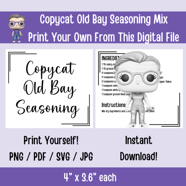 Copycat Old Bay Seasoning Seasoning Mix | Digital Files