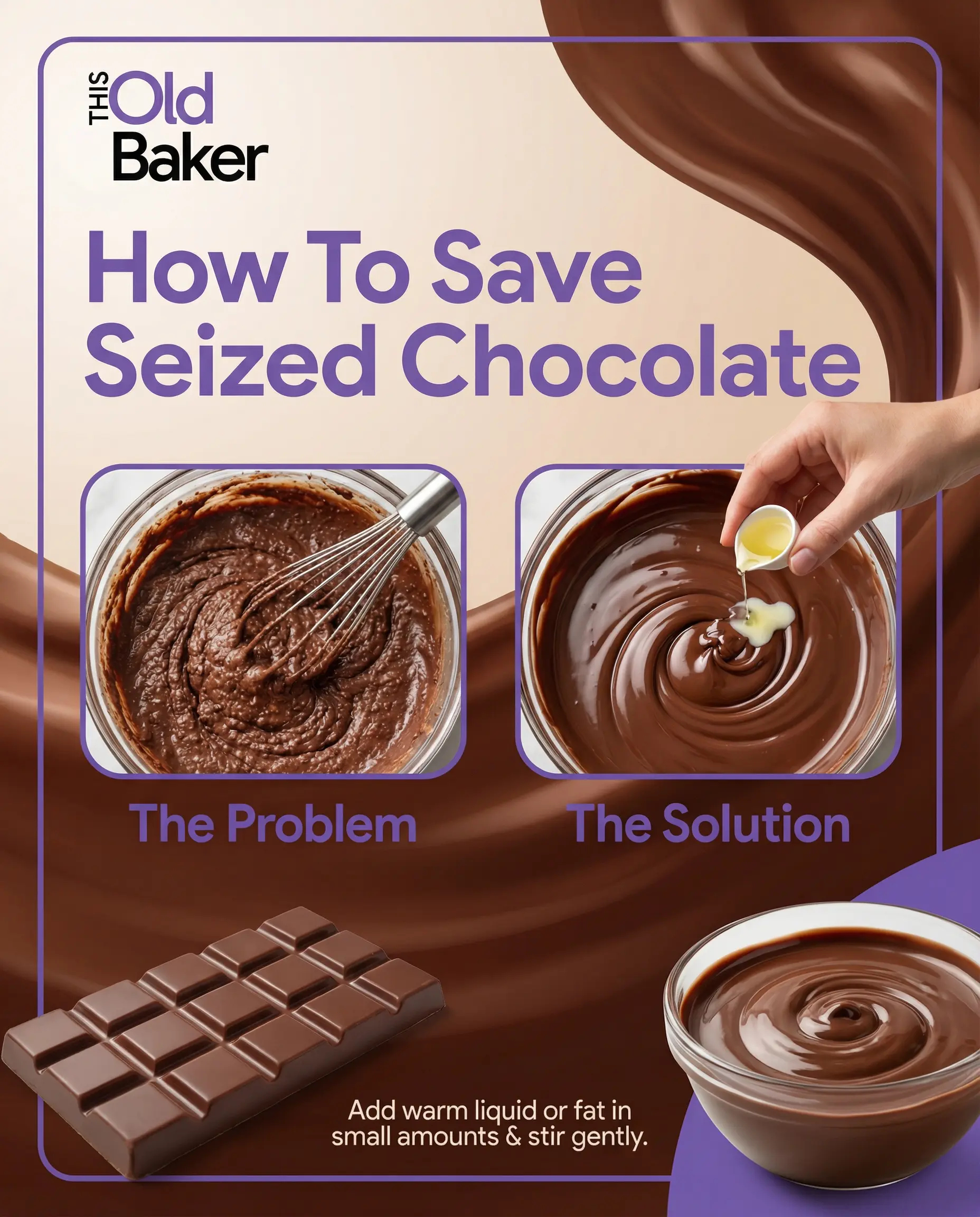 How To Save Seized Chocolate