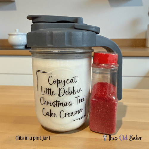 Copycat Little Debbie Christmas Tree Coffee Creamer