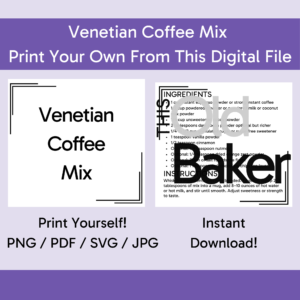 Venetian Coffee Mix | Digital Files