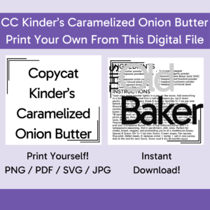 Copycat Kinder's Caramelized Onion Butter | Digital Files