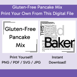 Gluten-Free Pancake Mix | Digital Files