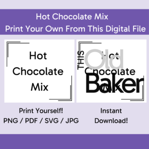 Hot Chocolate Mix | Digital Files