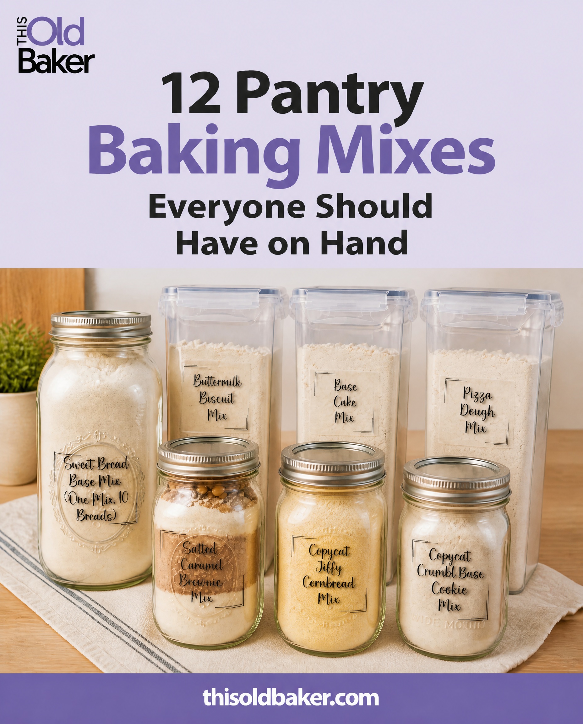 12 Pantry Baking Mixes Everyone Should Have on Hand