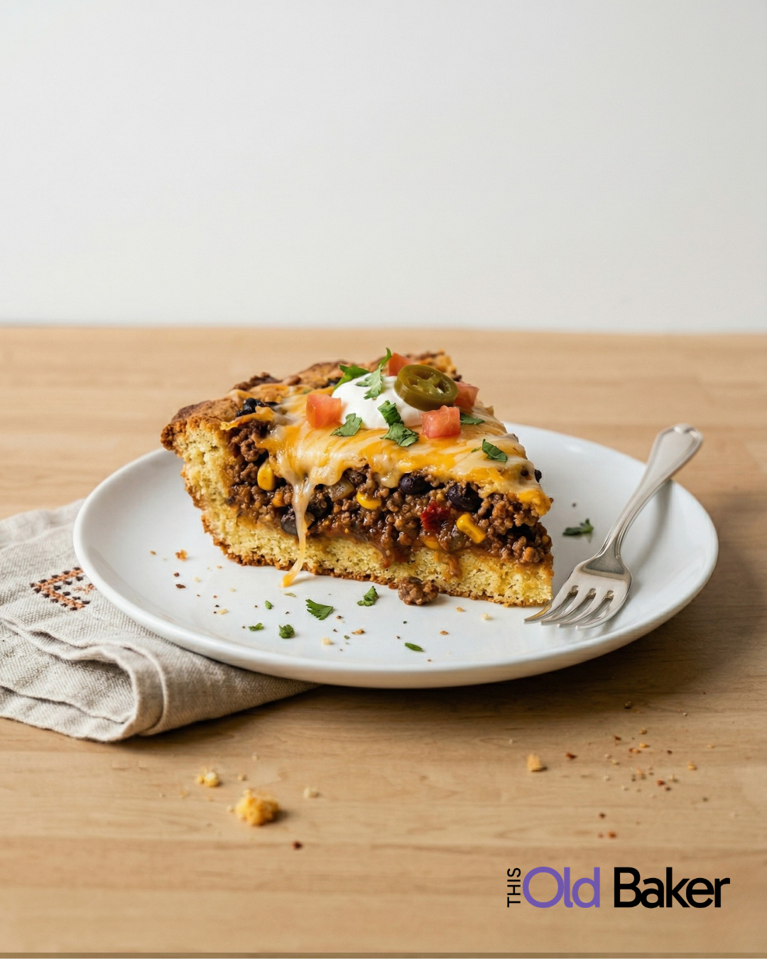 Taco Pie (Cornbread Crust)