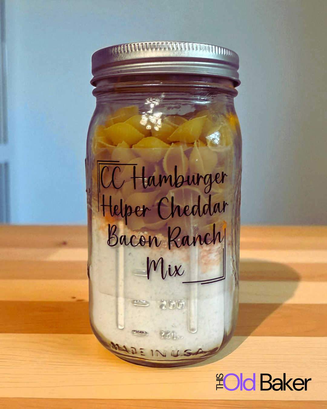 Copycat Hamburger Helper Cheddar Bacon Ranch Mix