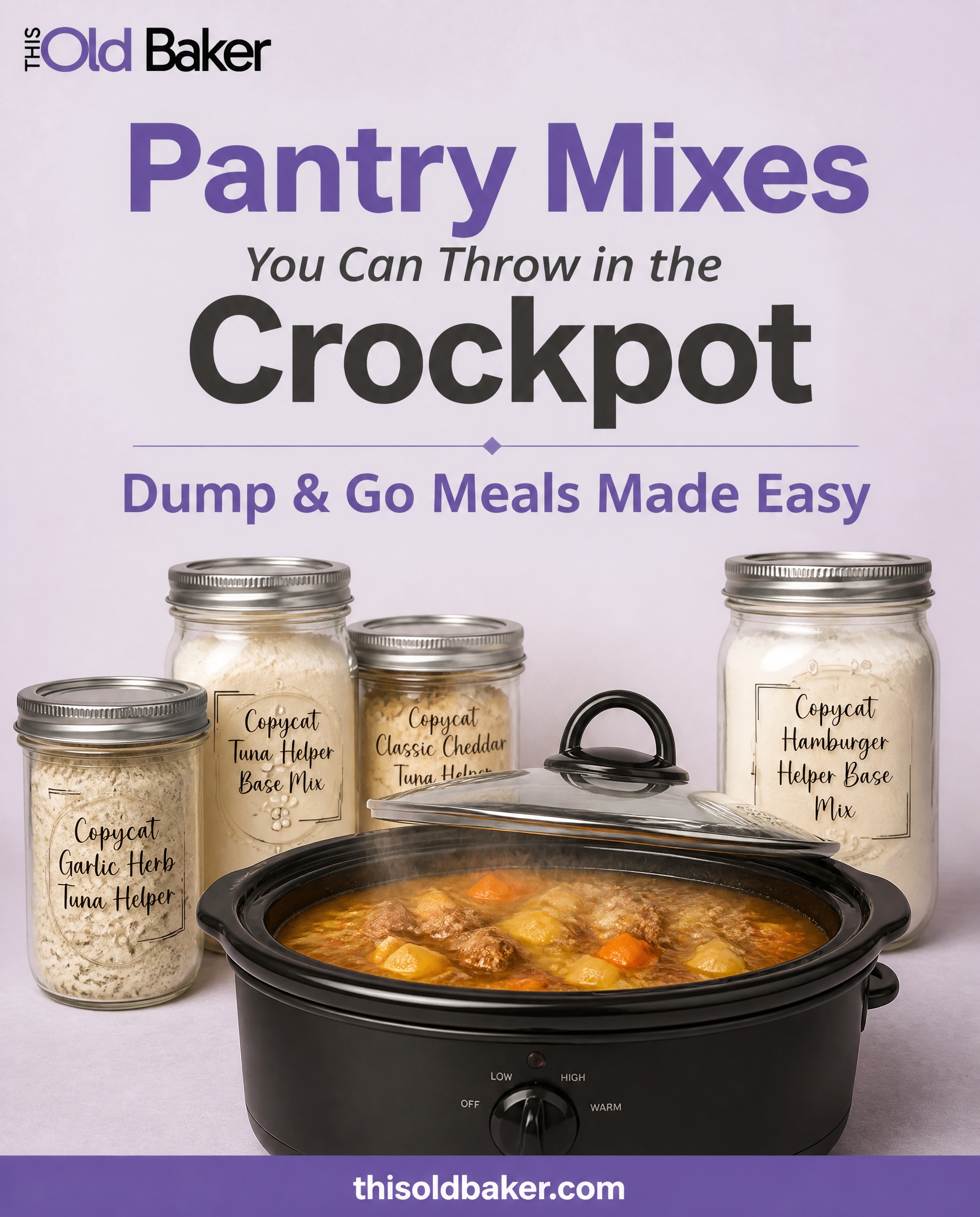 Pantry Mixes You Can Throw in the Crockpot (Dump & Go Meals Made Easy) 9 Pantry Mixes You Can Throw in the Crockpot (Dump & Go Meals Made Easy)