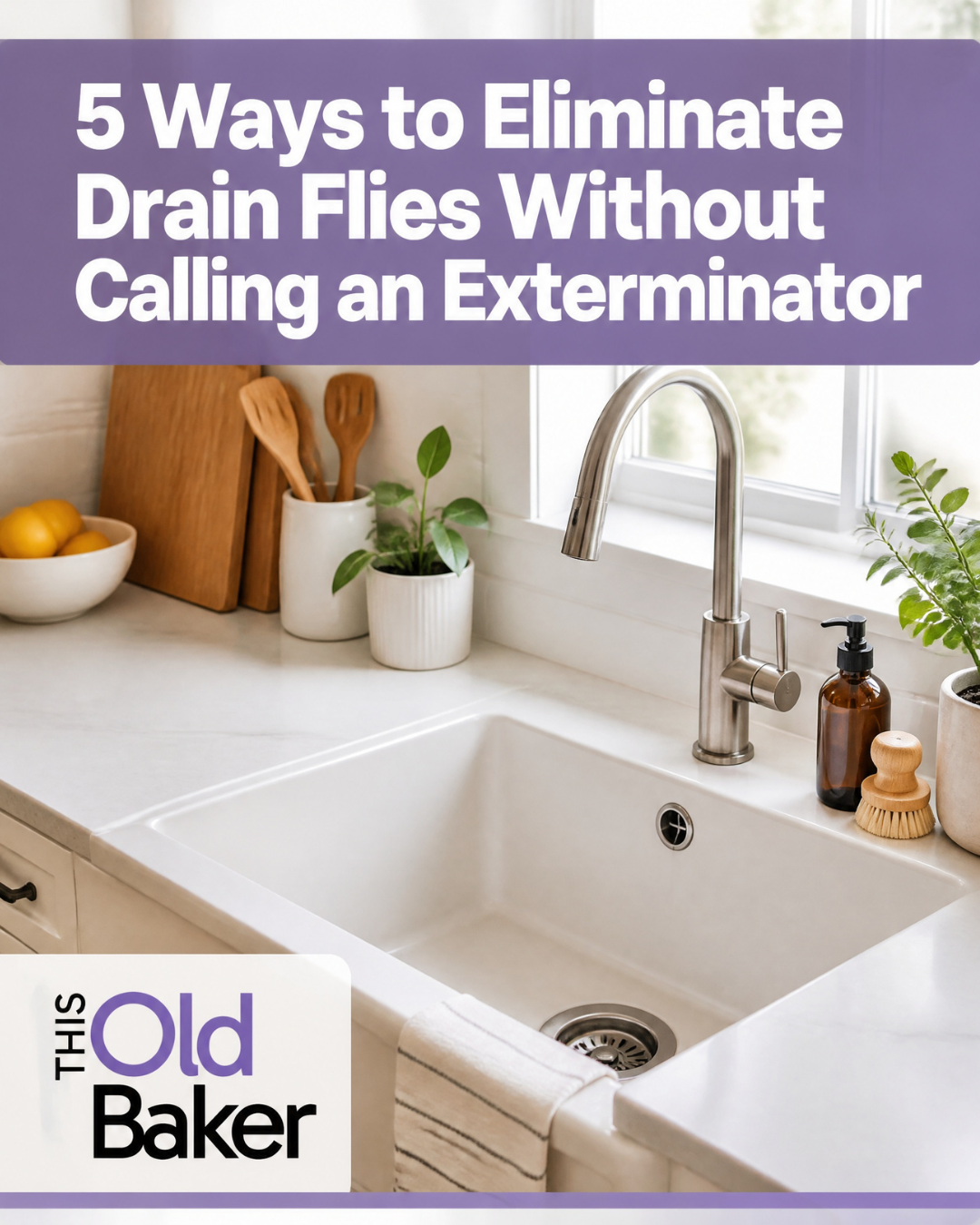 5 Ways to Eliminate Drain Flies Without Calling an Exterminator 1 5 Ways to Eliminate Drain Flies Without Calling an
