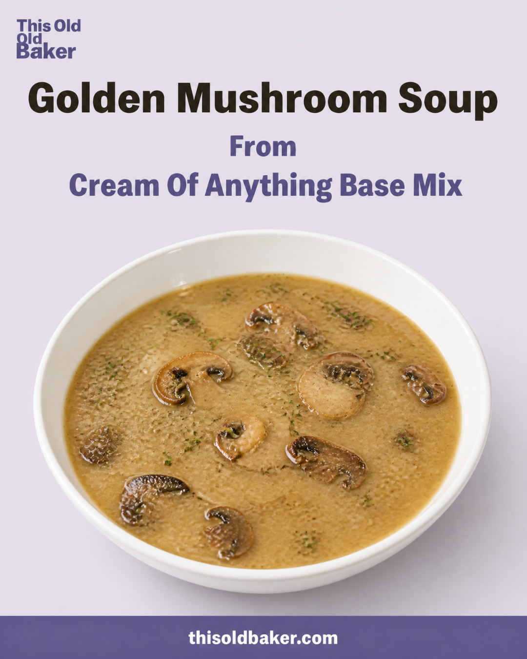Golden Mushroom Soup From Cream Of Anything Soup Mix 1 Golden Mushroom Soup from cream of anything