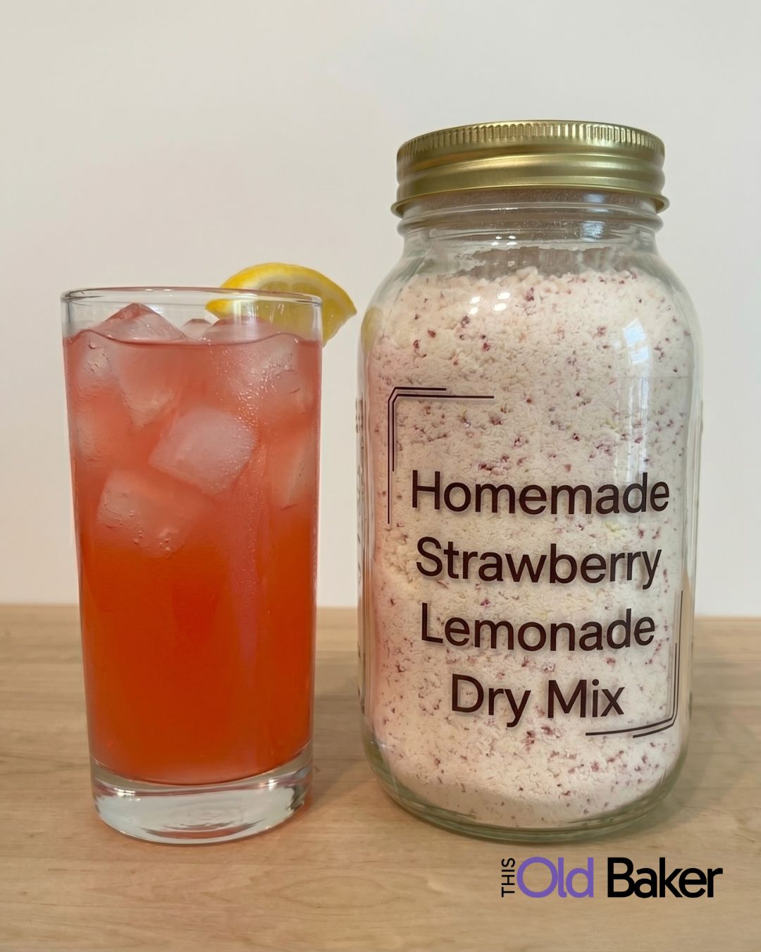 Strawberry Lemonade Dry Mix (Homemade Pantry Mix) 1 Homemade Strawberry Lemonade Dry